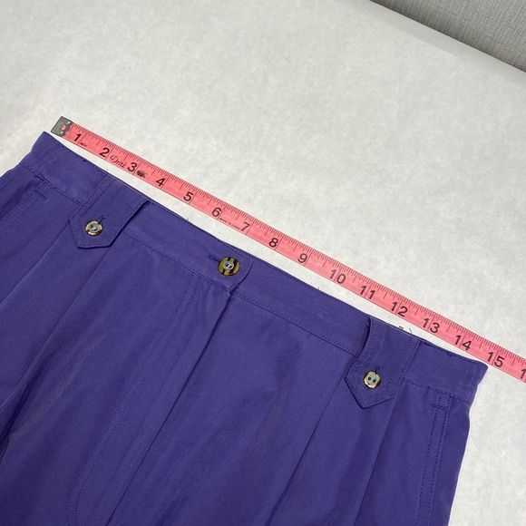 Jamie Sadock Golf Shorts Size 14 Purple Long Modest - Picture 7 of 10